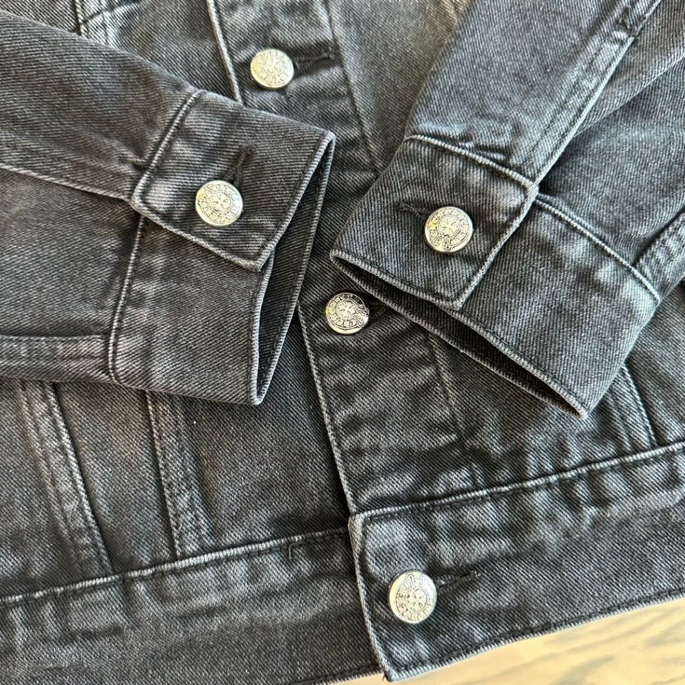 NWT size:S Chrome Hearts denim lapel jacket jacket - Picture 6 of 9